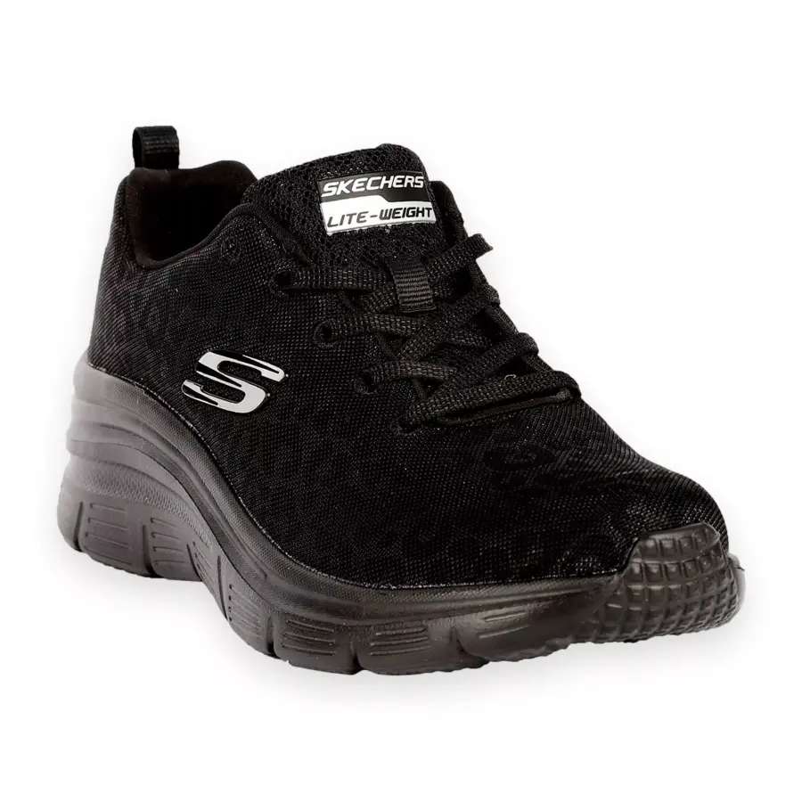 Skechers 88888179Tk Fashion Memory Foam Siyah Kadın Spor Ayakkabı