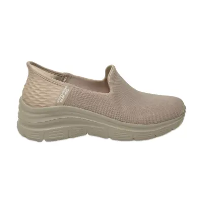 Skechers 896414Tk Fashion Fit Slip-Ins Günlük Bej Kadın Spor Ayakkabı - 2