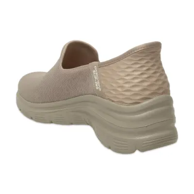Skechers 896414Tk Fashion Fit Slip-Ins Günlük Bej Kadın Spor Ayakkabı - 4
