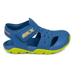 Skechers 92330 N Side Wave Mavi Erkek Çocuk Sandalet - 2