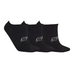 Skechers S192263 Socks Pack Sneaker Cut Sock Siyah Unisex Çorap 