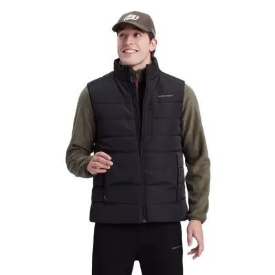 Skechers S212037 M Pocket Vest Siyah Erkek Yelek - 1