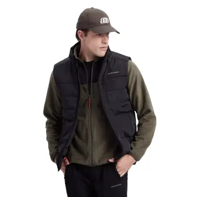 Skechers S212037 M Pocket Vest Siyah Erkek Yelek - 2
