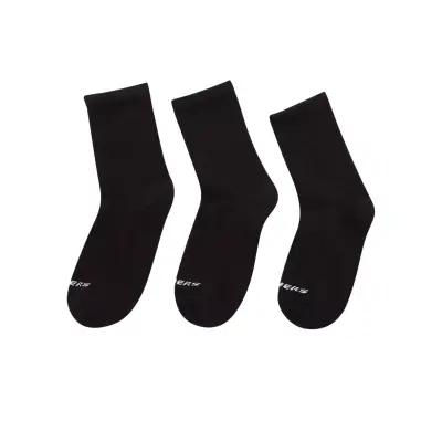Skechers S212283 U 3 Pack Crew Cut Socks Siyah Unisex Çorap - 2