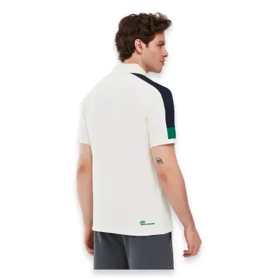 Skechers S221047 M Colorblock Polo Beyaz Erkek T-Shirt - 3