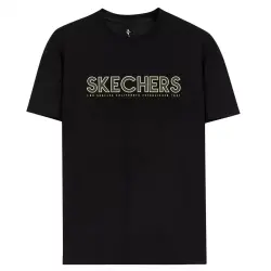 Skechers S221135 M Graphic Tee Big Logo Siyah Erkek T-Shirt - 3