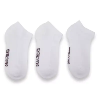 Skechers S221512 U 3 Pack Padded Low Cut Sock Beyaz Unisex Çorap - 2
