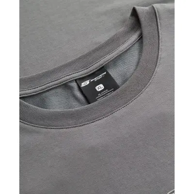 Skechers S231094 Graphic Tee Reflect Logo Antrasit Erkek T-Shirt - 3