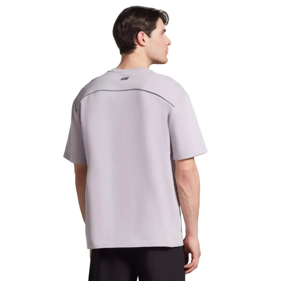 Skechers S231094 Graphic Tee Reflect Oversize Gri Erkek T-Shirt - 2