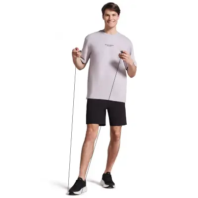 Skechers S231094 Graphic Tee Reflect Oversize Gri Erkek T-Shirt - 4