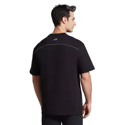 Skechers S231094 Graphic Tee Reflect Oversize Siyah Erkek T-Shirt - 2