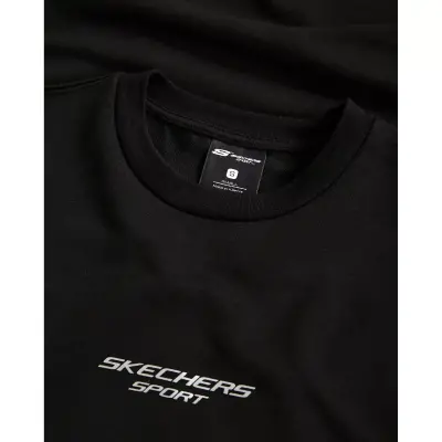 Skechers S231094 Graphic Tee Reflect Oversize Siyah Erkek T-Shirt - 5