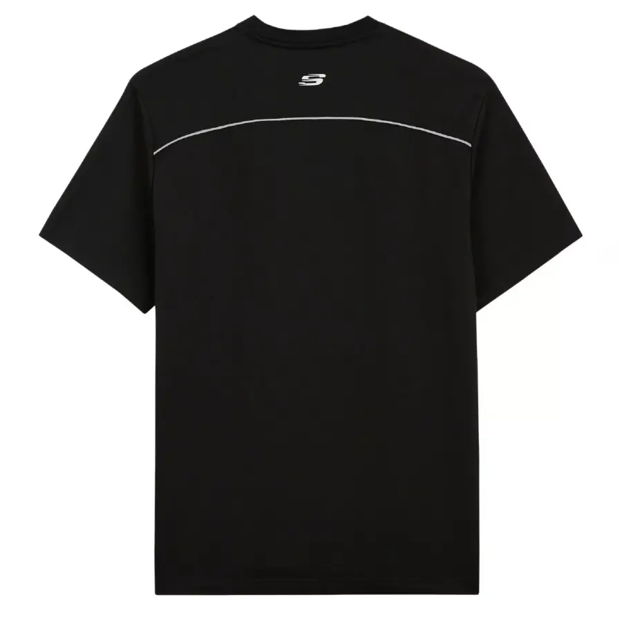 Skechers S231094 Graphic Tee Reflect Oversize Siyah Erkek T-Shirt - 4