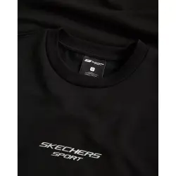 Skechers S231094 Graphic Tee Reflect Oversize Siyah Erkek T-Shirt - 5