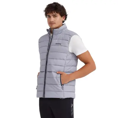 Skechers S231241 M Outerwear Padded Vest Gri Erkek Yelek - 4