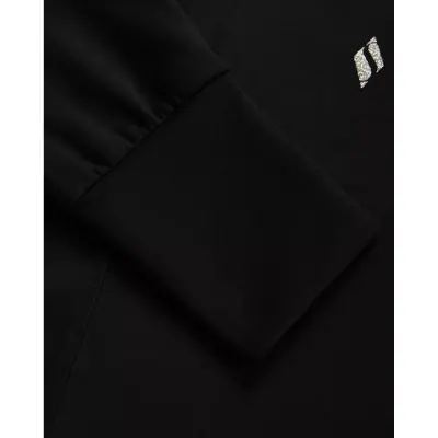 Skechers S232181 Wsoft Touch Crew Neck Siyah Kadın Sweatshirt - 3