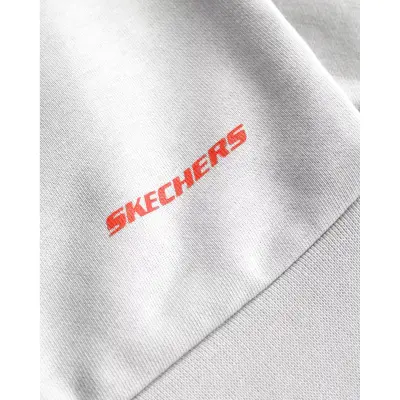 Skechers S232279 M Lw Fleece Full Zip Hoodie Gri Erkek Ceket - 5