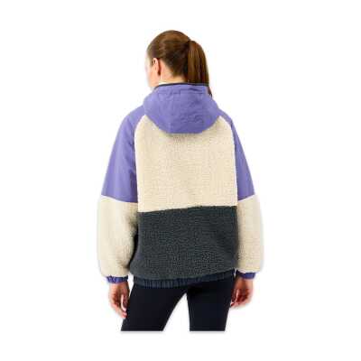 Skechers S232311 W Outdoor Fleece Full Zip Sherpa Lila Kadın Ceket - 3