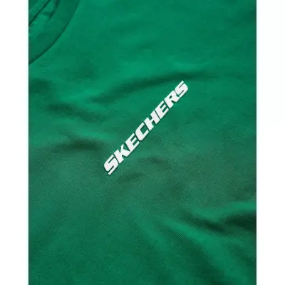 Skechers S232404 M Graphic Tee Oversize Yeşil Erkek T-Shirt - 3