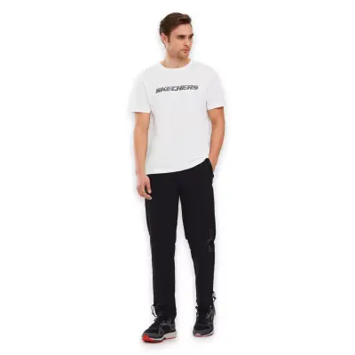 Skechers S241043 Micro Collection M Regular Pant Siyah Erkek Eşofman Altı - 4