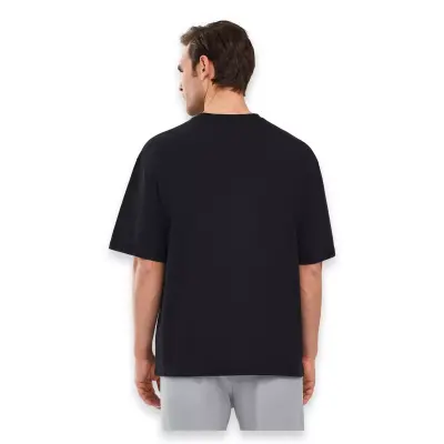 Skechers S241076 Graphic M Sleeve Siyah Erkek T-Shirt - 3