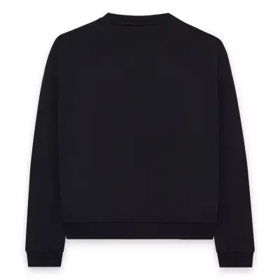Skechers S242109 W Essential Crew Neck Siyah Kadın Sweatshirt - 2
