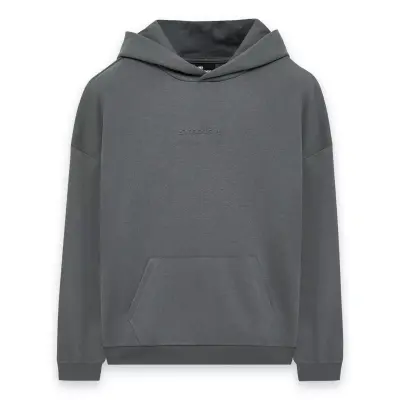 Skechers S242110 M Essential Hoodie Antrasit Erkek Sweatshirt - 1
