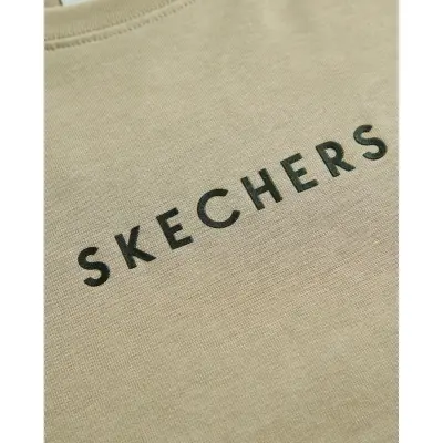 Skechers S242134 M Heavy Weight Oversize Beyaz Erkek T-Shirt - 3