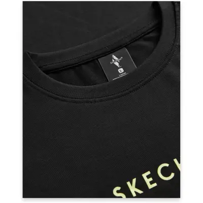 Skechers S242134 M Heavy Weight Oversize Siyah Erkek T-Shirt - 3