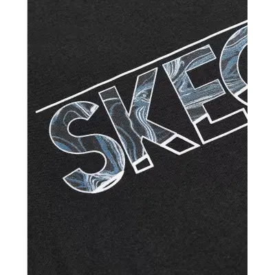 Skechers S242139 M Light Weight Regular Siyah Erkek T-Shirt - 5