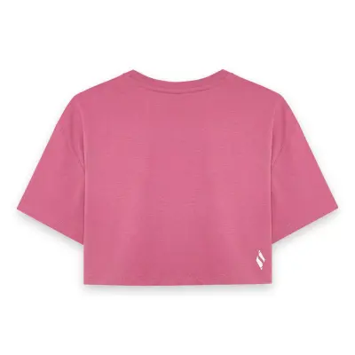 Skechers S242142 W Light Weight Regular Pembe Kadın T-Shirt - 2