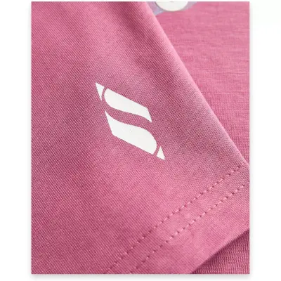 Skechers S242142 W Light Weight Regular Pembe Kadın T-Shirt - 5