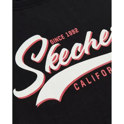 Skechers S242149 W ight Weight Crop Siyah Kadın T-Shirt - 4