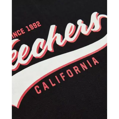 Skechers S242149 W ight Weight Crop Siyah Kadın T-Shirt - 5