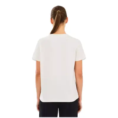 Skechers S2510029 W Essential Crewneck Beyaz Kadın T-Shirt - 4