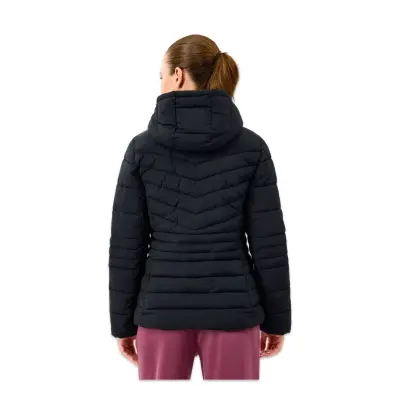 Skechers S2520203 W Fitted Hoodie Puffer Jacket Siyah Kadın Mont - 3