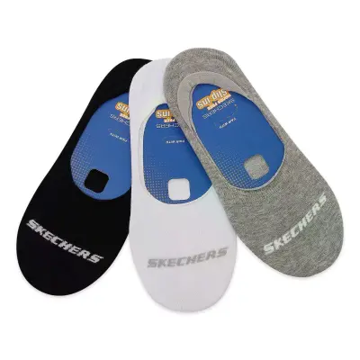 Skechers S2520313 U Liner No Show 3 Pack Socks Slip-Ins Çorap Çok Renkli Unisex Çorap - 1