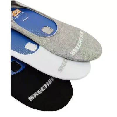Skechers S2520313 U Liner No Show 3 Pack Socks Slip-Ins Çorap Çok Renkli Unisex Çorap - 3