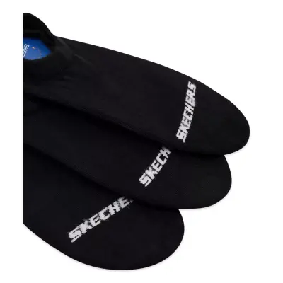Skechers S2520314 U No Show 3 Pack Socks Çorap Siyah Unisex Çorap - 3