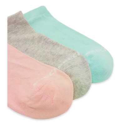 Skechers S2520315 U No Show 3 Pack Socks Çorap Çok Renkli Unisex Çorap - 3