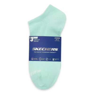 Skechers S2520315 U No Show 3 Pack Socks Çorap Çok Renkli Unisex Çorap - 4