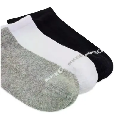 Skechers S2520315 U No Show 3 Pack Socks Çorap Çok Renkli Unisex Çorap - 3