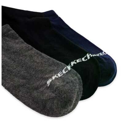 Skechers S2520315 U No Show 3 Pack Socks Çorap Unisex Çorap - 4