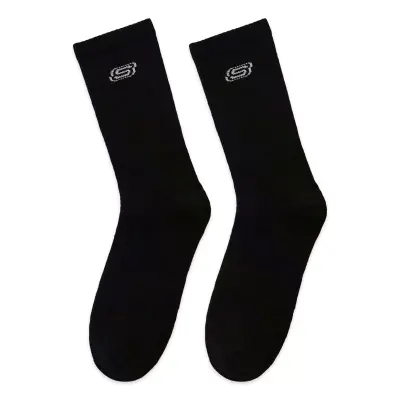 Skechers S2520318 U Crew 2 Pack Socks Çorap Siyah Unisex Çorap 