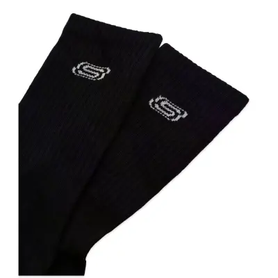 Skechers S2520318 U Crew 2 Pack Socks Çorap Siyah Unisex Çorap - 3