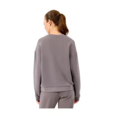 Skechers S2610011 W Essential Crewneck Sweat Gri Kadın Sweatshirt - 2