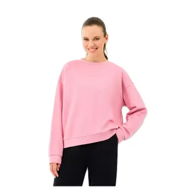 Skechers S2610011 W Essential Crewneck Sweat Lila Kadın Sweatshirt 