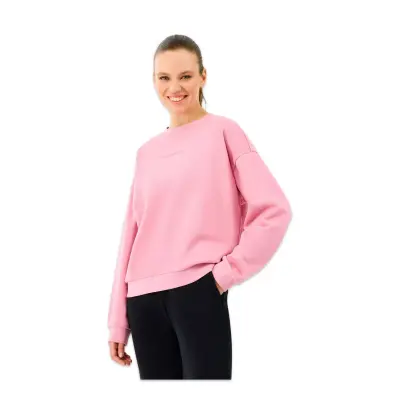 Skechers S2610011 W Essential Crewneck Sweat Lila Kadın Sweatshirt - 2