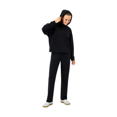 Skechers S2610013 W Essential Hoodie Sweat Siyah Kadın Sweatshirt - 3