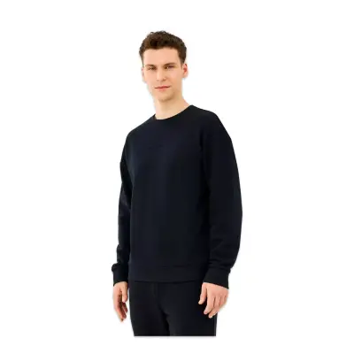 Skechers S2610015 M Essential Crewneck Sweat Siyah Erkek Sweatshirt - 2